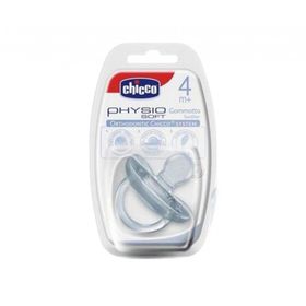 Chicco Physio Soft Mavi 4 Ay 0-3 Yaş Tekli Silikon Emzik