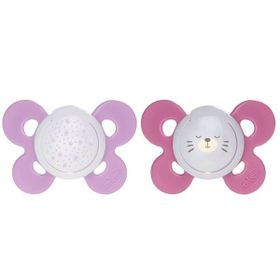 Chicco PhysioForma Comfort Kız 16-36 Ay 2'li Silikon Emzik