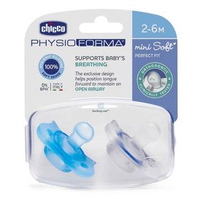 Chicco Physioforma Mini Soft 2-6 Ay 2 li Erkek Emzik
