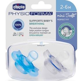Chicco Physioforma Mini Soft 2-6 Ay 2 li Erkek Emzik