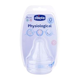Chicco Physiological Silikon Akış Ayarlı 2'li Biberon Emziği