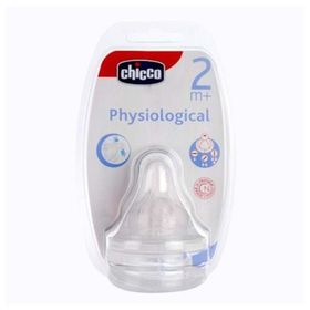 Chicco Physiological Silikon Akış Ayarlı 2'li Biberon Emziği