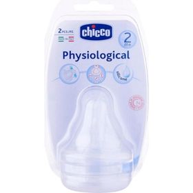 Chicco Physiological Silikon Akış Ayarlı 2'li Biberon Emziği