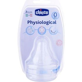 Chicco Physiological Silikon Akış Ayarlı 2'li Biberon Emziği