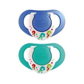 Chicco Physioring Mavi 4 Ay 2'li 0-3 Yaş Silikon Emzik