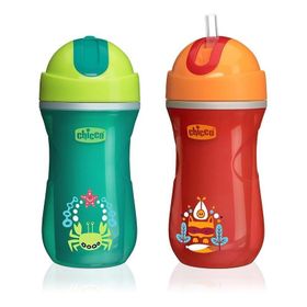 Chicco Sport Cup 14 Ay+ Unisex Isı Yalıtımlı Spor Pipetli Bardak