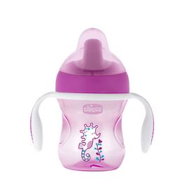 Chicco Yarı Yumuşak Uçlu 6+ Ay Kız Alıştırma Bardağı