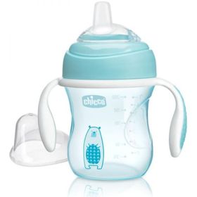 Chicco Yumuşak Uçlu 4 Ay Erkek Geçiş Bardağı