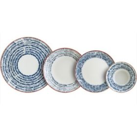 Chichi Home Blue Pino 24 Parça 6 Kişilik Porselen Yemek Takımı