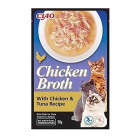 Chicken Broth Tavuk Sulu ve Ton Balıklı 50 gr Kedi Çorbası