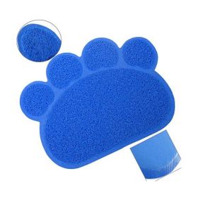 Chicos 60 x 45 cm Mavi CatMat Pati Desenli Kedi Paspası