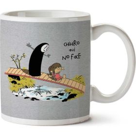 Chihiro And No Face Calvin And Hobbs Spirited Away Baskılı Kupa