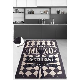 Chilai Home 140x190 cm Food And Drink Djt Mutfak Halısı