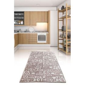 Chilai Home 140x190 cm Hot Tea Bej Djt Mutfak Halısı