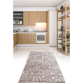 Chilai Home 140x190 cm Hot Tea Bej Djt Mutfak Halısı