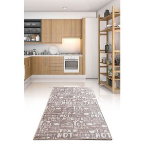 Chilai Home 80x150 cm Hot Tea Bej Djt Mutfak Halısı