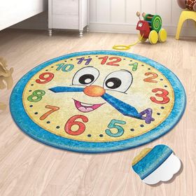 Chilai Home 8682125917979 Mavi Watch 140x140 cm Çocuk Ve Bebek Halısı