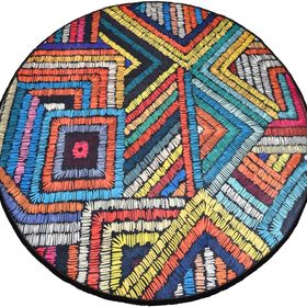 Chilai Home 8682125925738 Maglıe Dijital Çap 100 cm Banyo Halısı
