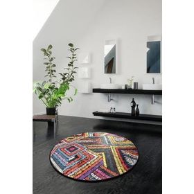 Chilai Home 8682125925738 Maglıe Dijital Çap 100 cm Banyo Halısı
