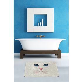 Chilai Home 8682125926117 Blue Eyes Dijital 40x60 cm Banyo Halısı