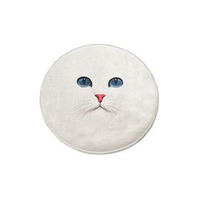 Chilai Home 8682125926124 Blue Eyes Dijital Çap 100 cm Banyo Halısı
