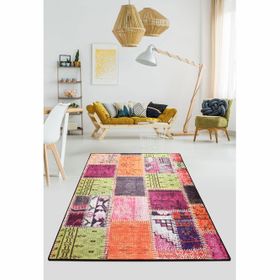 Chilai Home Alvina Renkli Djt 140x190 cm Salon Halı