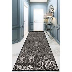 Chilai Home Anna Siyah Djt 100x200 cm Dekoratif Salon Halısı