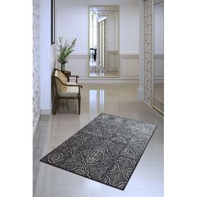 Chilai Home Anna Siyah Djt 60x140 cm Dekoratif Salon Halısı