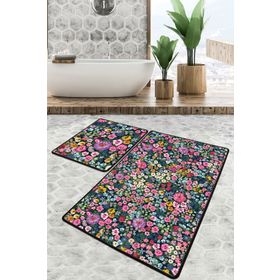 Chilai Home Antoryum Djt 2'li Set Banyo Paspası Kaymaz Tabanlı Banyo Halısı Klozet Takımı