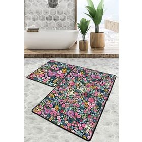 Chilai Home Antoryum Djt 2'li Set Banyo Paspası Kaymaz Tabanlı Banyo Halısı Klozet Takımı