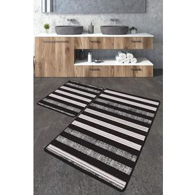 Chilai Home Barcode Djt 2'li Set Banyo Paspası Kaymaz Tabanlı Banyo Halısı Klozet Takımı