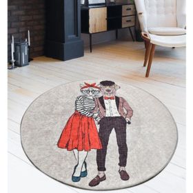Chilai Home Best Couple Djt 140x140 cm Dekoratif Salon Halısı