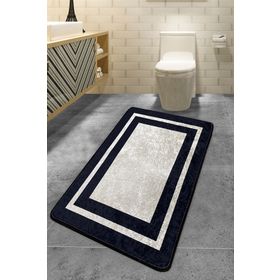 Chilai Home Black Frame 70x120 cm Banyo Halısı