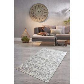 Chilai Home Blome Gri Djt 100x200 cm Dekoratif Salon Halısı