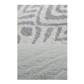 Chilai Home Blome Gri Djt 100x300 cm Dekoratif Salon Halısı