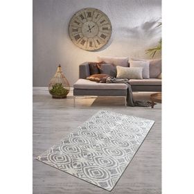 Chilai Home Blome Gri Djt 80x150 cm Dekoratif Salon Halısı