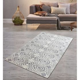 Chilai Home Blome Gri Djt 80x200 cm Dekoratif Salon Halısı
