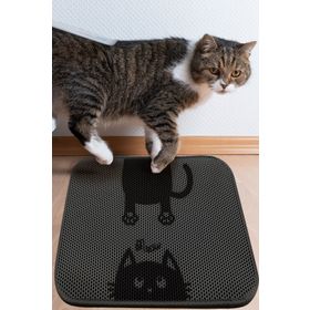 Chilai Home Bounce Cat Gri Elekli Tuvalet Önü Kedi Kumu Paspası