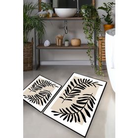 Chilai Home Casting Leaf Djt 2'li Set Banyo Halısı
