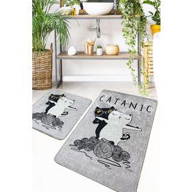 Chilai Home Catanic 2'li Set Djt Banyo Halısı