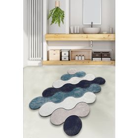 Chilai Home Circle Yeşil 70x120 cm Banyo Halısı