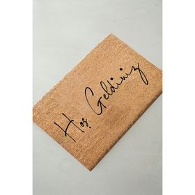 Chilai Home Coco Failte 40x60 cm Doğal Koko Kıl Paspas
