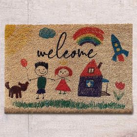 Chilai Home Coco Haggyo 40x60 cm Doğal Koko Kıl Kapı Önü Paspası