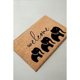 Chilai Home Coco Intore 40x60 cm Doğal Koko Kıl Paspas