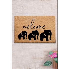Chilai Home Coco Intore 40x60 cm Doğal Koko Kıl Paspas