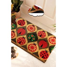 Chilai Home Coco Lady Bug Doğal Koko Kapı Önü Paspası