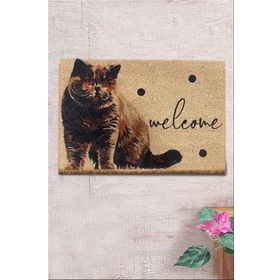 Chilai Home Coco Mengais 40x60 cm Doğal Koko Kıl Paspas
