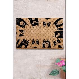 Chilai Home Coco Paka 40x60 cm Doğal Koko Kıl Paspas