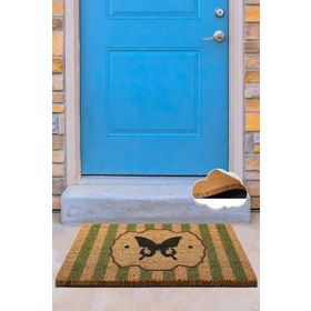Chilai Home Coco Papillon Green Doğal Koko Kıl Kapı Önü Paspası
