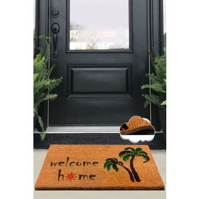 Chilai Home Coco Paume Doğal Koko Kıl Kapı Önü Paspası